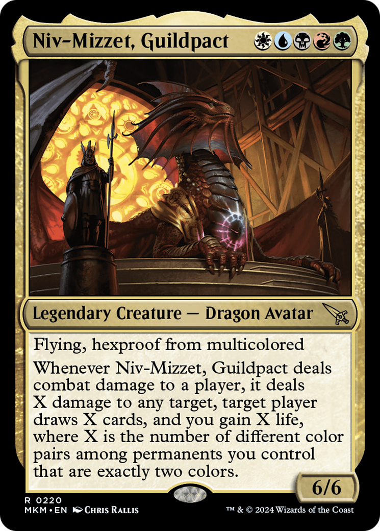 Niv-Mizzet, Guildpact [Murders at Karlov Manor] | Fandemonia Ltd