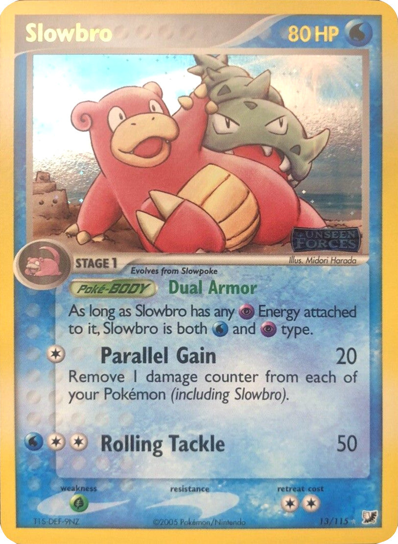 Slowbro (13/115) (Stamped) [EX: Unseen Forces] | Fandemonia Ltd