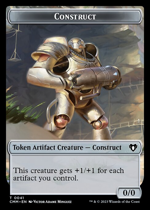 Servo // Construct (0041) Double-Sided Token [Commander Masters Tokens] | Fandemonia Ltd