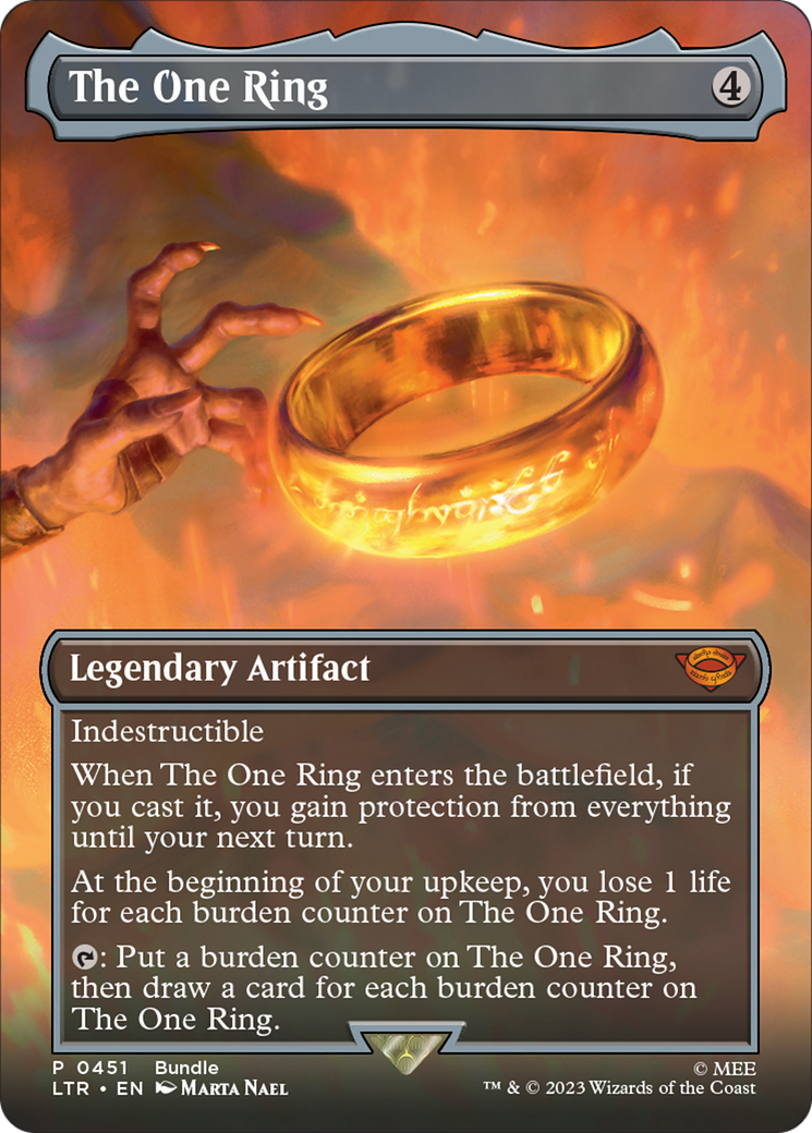 The One Ring (Borderless Alternate Art) [The Lord of the Rings: Tales of Middle-Earth] | Fandemonia Ltd