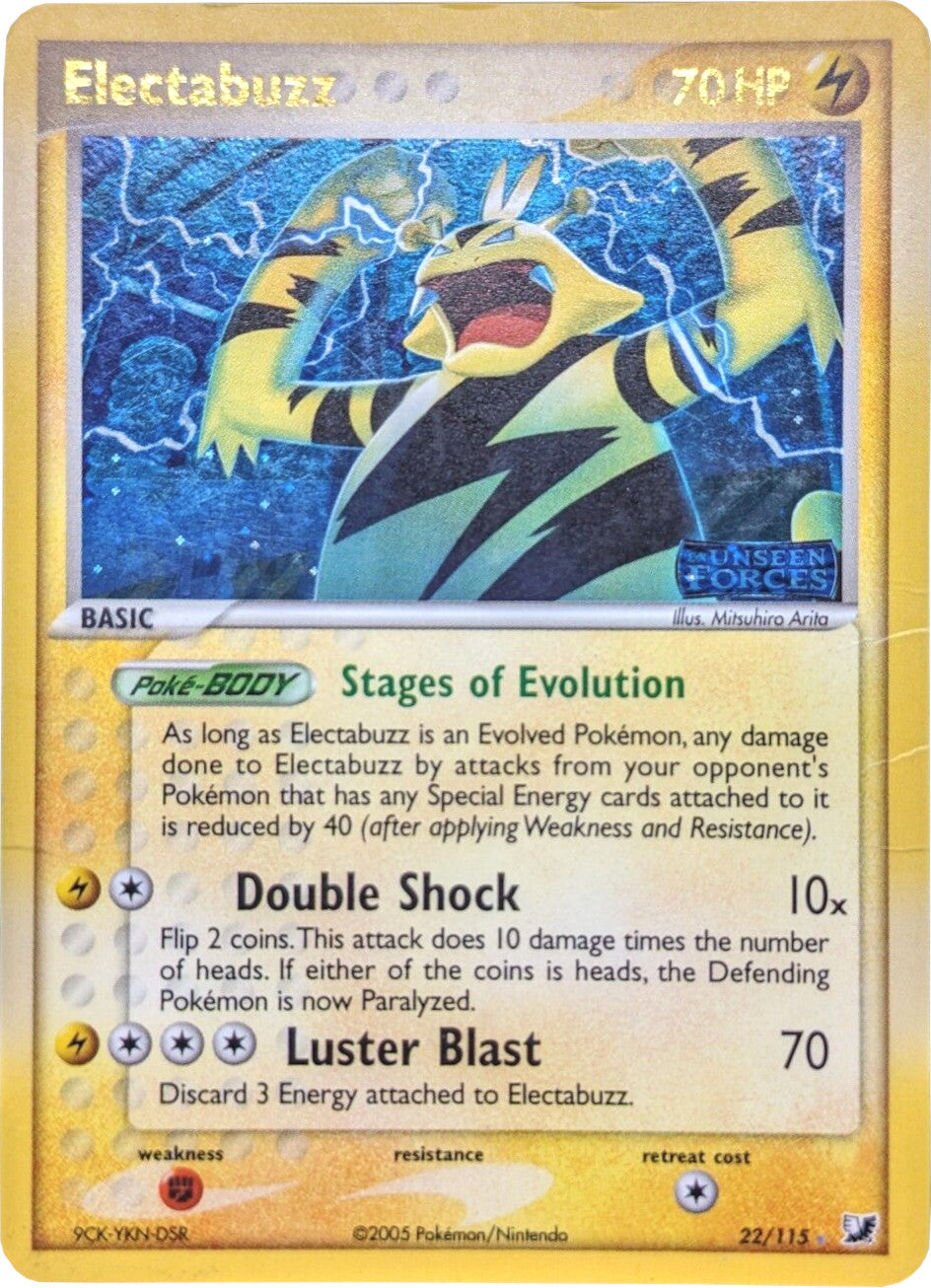 Electabuzz (22/115) (Stamped) [EX: Unseen Forces] | Fandemonia Ltd