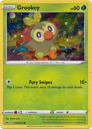 Grookey (010/202) (Cosmos Holo) [Sword & Shield: Base Set] | Fandemonia Ltd