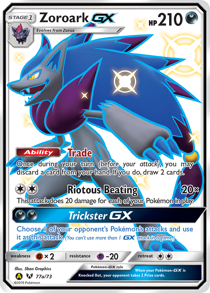 Zoroark GX (77a/73) [Alternate Art Promos] | Fandemonia Ltd