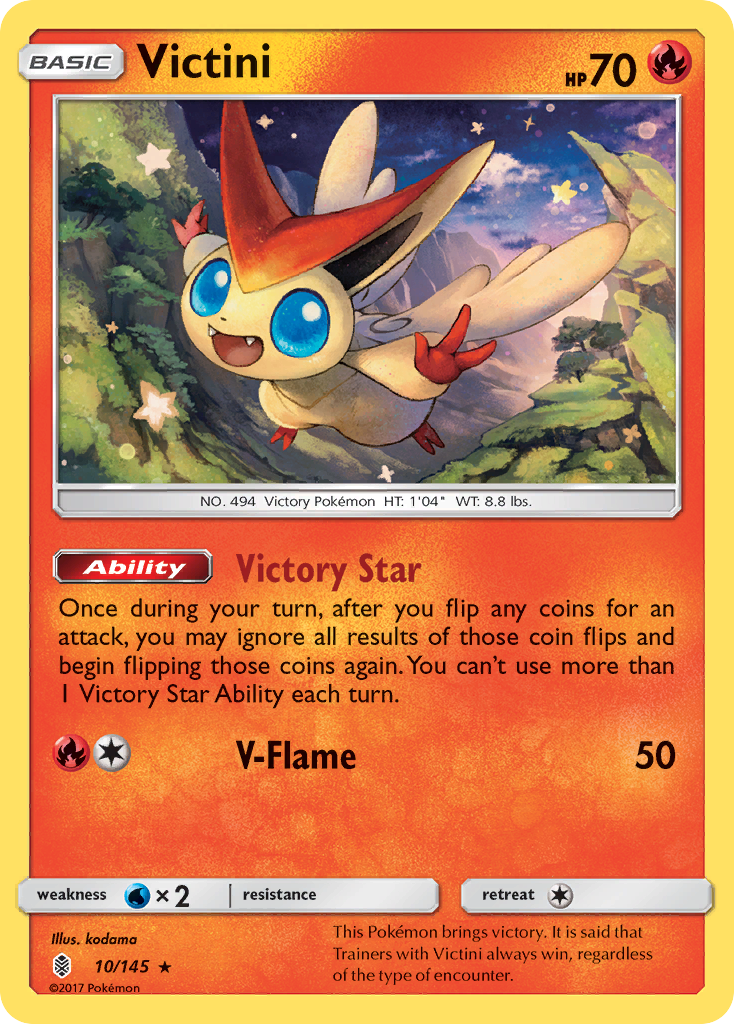 Victini (10/145) [Sun & Moon: Guardians Rising] | Fandemonia Ltd