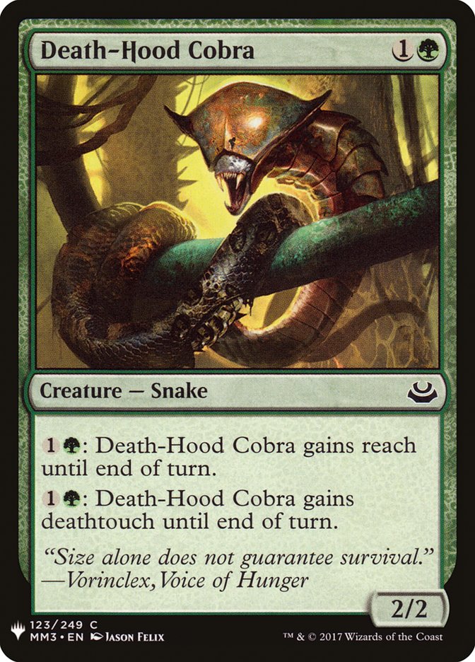 Death-Hood Cobra [Mystery Booster] | Fandemonia Ltd