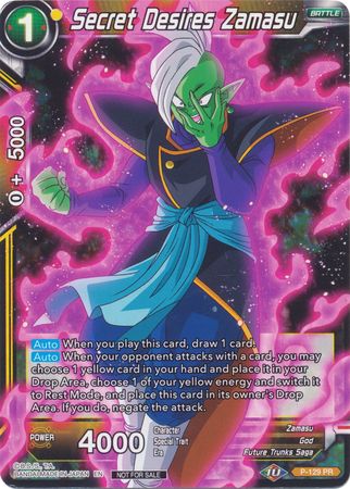 Secret Desires Zamasu (Shop Tournament: Assault of Saiyans) (P-129) [Promotion Cards] | Fandemonia Ltd