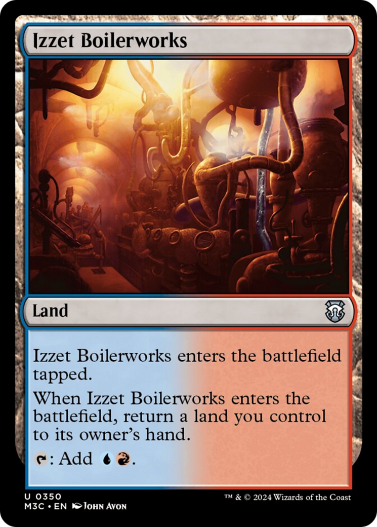 Izzet Boilerworks (Ripple Foil) [Modern Horizons 3 Commander] | Fandemonia Ltd