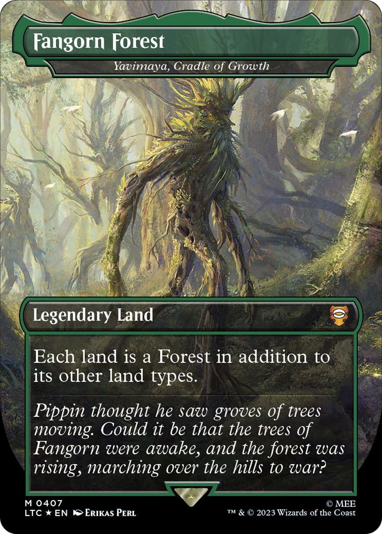 Fangorn Forest - Yavimaya, Cradle of Growth (Surge Foil Realms and Relics) [The Lord of the Rings: Tales of Middle-Earth Commander] | Fandemonia Ltd