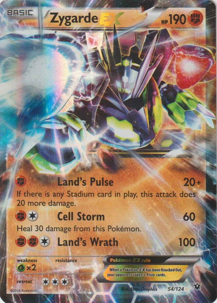 Zygarde EX (054/124) (Jumbo Card) [XY: Fates Collide] | Fandemonia Ltd