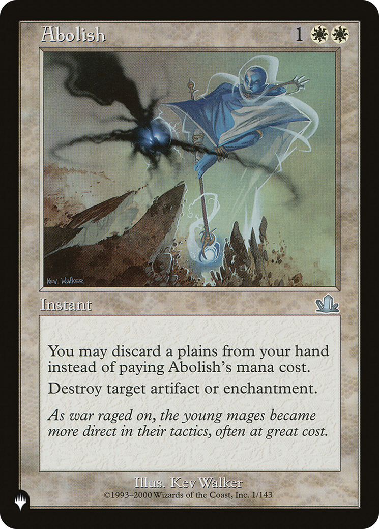 Abolish [The List Reprints] | Fandemonia Ltd