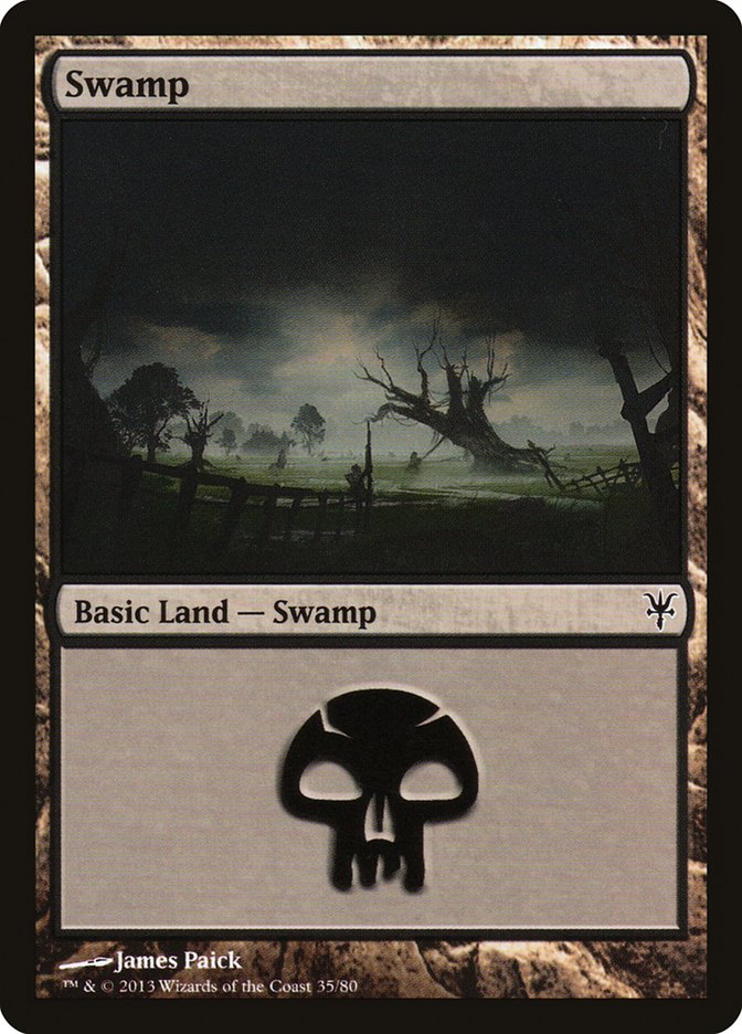 Swamp (35) [Duel Decks: Sorin vs. Tibalt] | Fandemonia Ltd