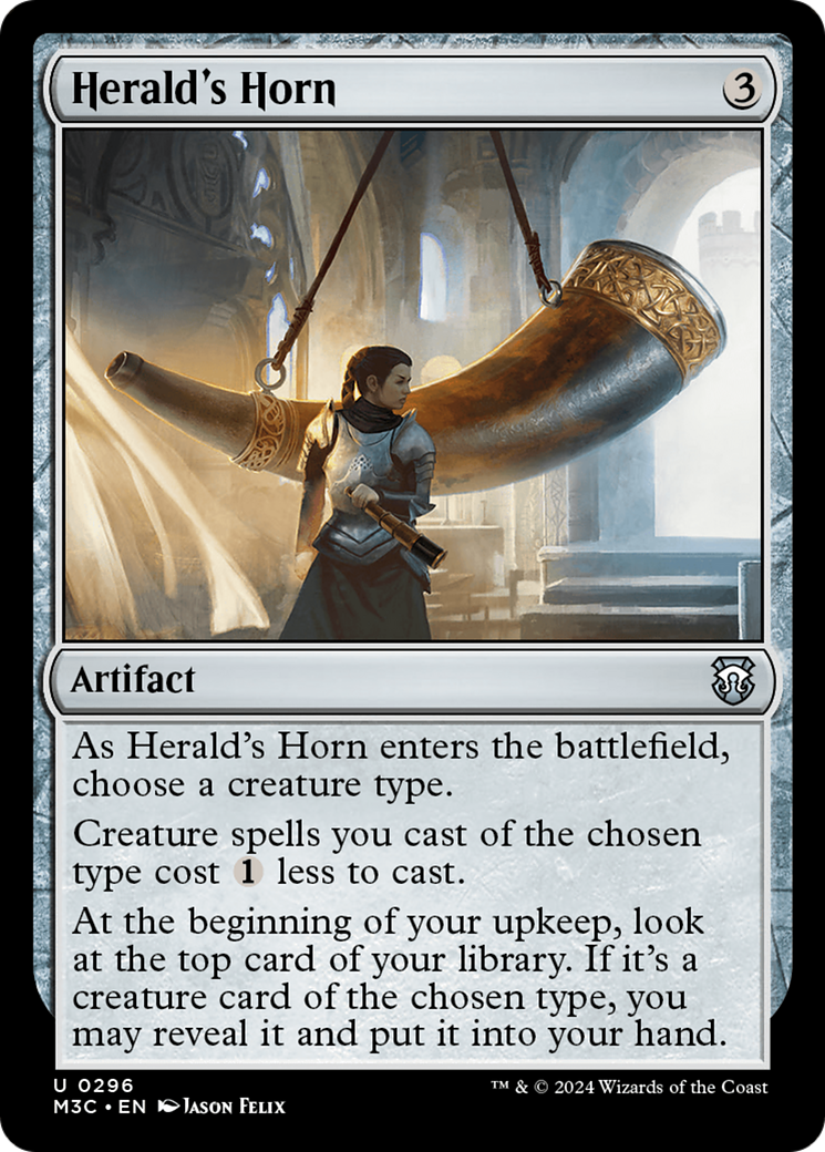 Herald's Horn (Ripple Foil) [Modern Horizons 3 Commander] | Fandemonia Ltd