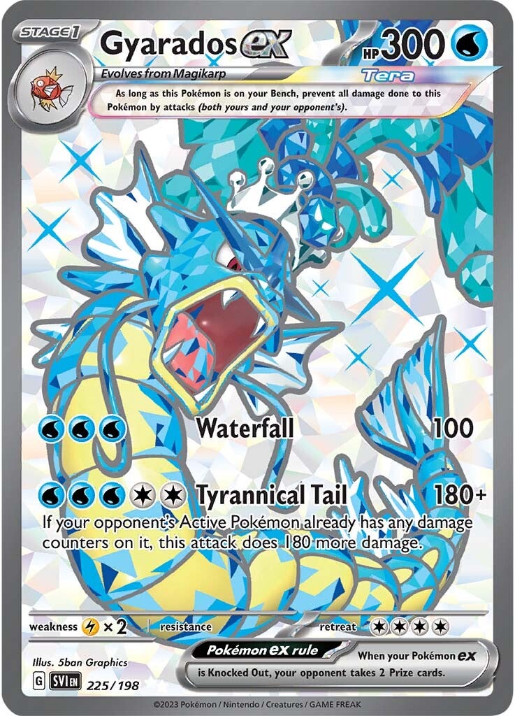 Gyarados ex (225/198) [Scarlet & Violet: Base Set] | Fandemonia Ltd