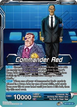 Commander Red // Red Ribbon Robot, Seeking World Conquest (BT17-031) [Ultimate Squad] | Fandemonia Ltd