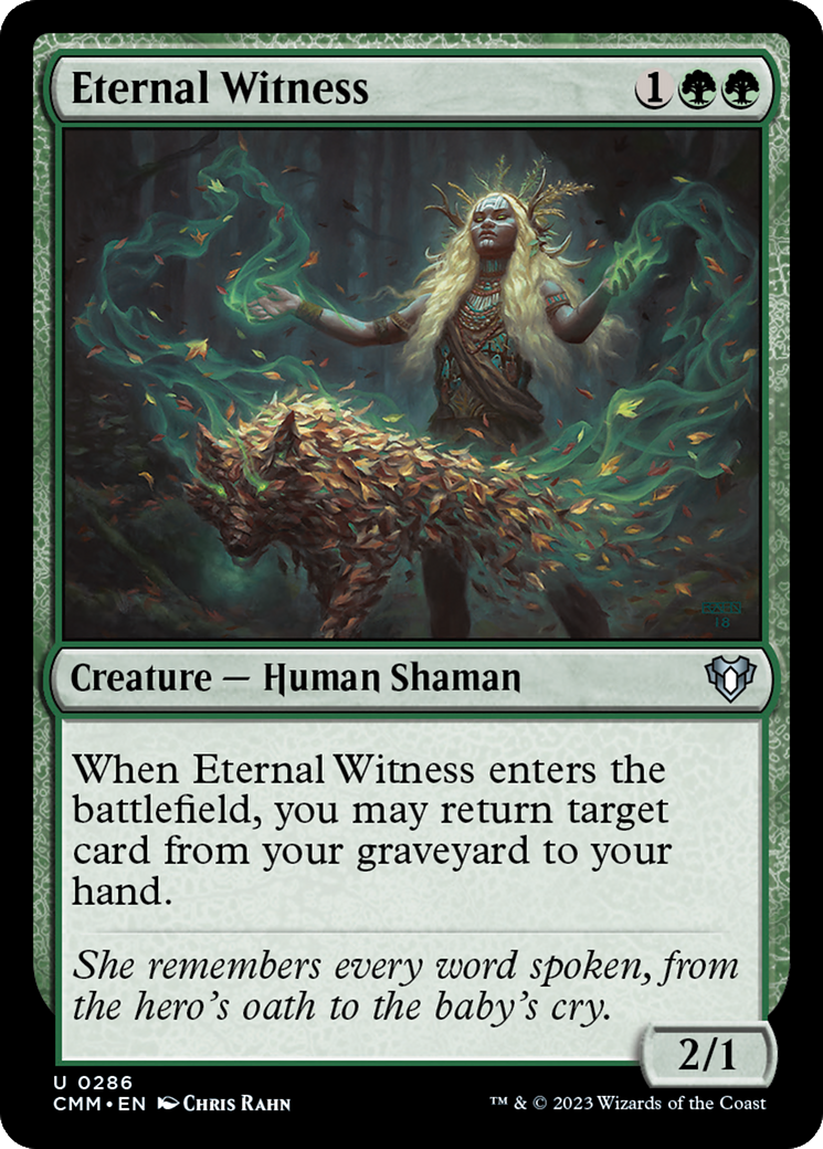 Eternal Witness [Commander Masters] | Fandemonia Ltd