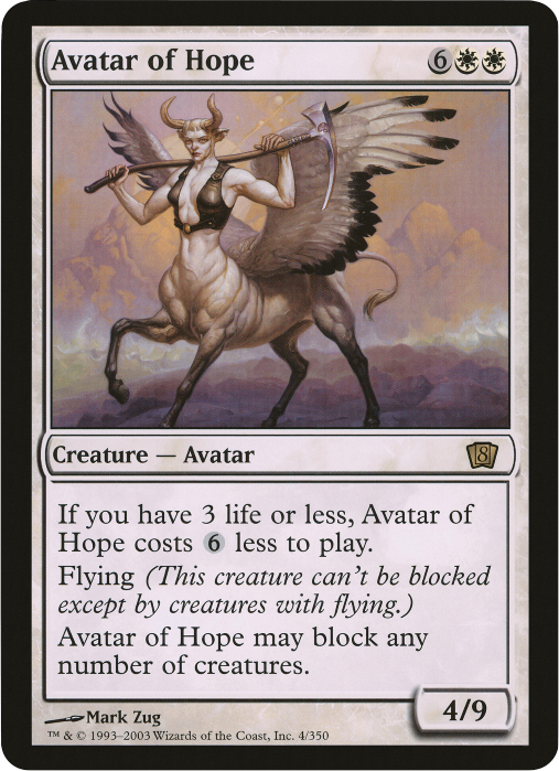 Avatar of Hope (Oversized) [Eighth Edition Box Topper] | Fandemonia Ltd