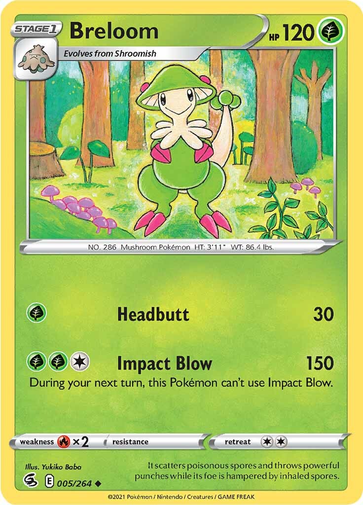 Breloom (005/264) [Sword & Shield: Fusion Strike] | Fandemonia Ltd