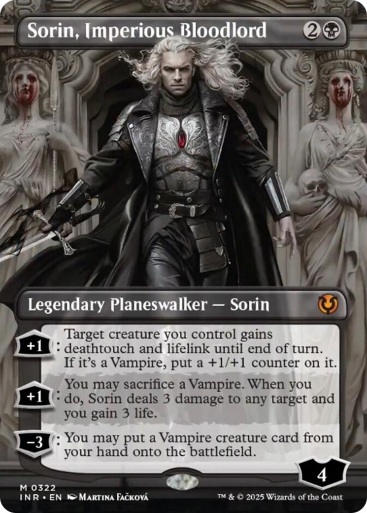 Sorin, Imperious Bloodlord (Borderless) [Innistrad Remastered] | Fandemonia Ltd