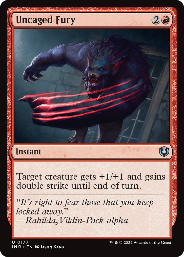 Uncaged Fury [Innistrad Remastered] | Fandemonia Ltd