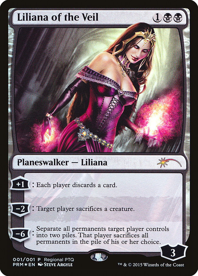 Liliana of the Veil (Regional PTQ) [Pro Tour Promos] | Fandemonia Ltd