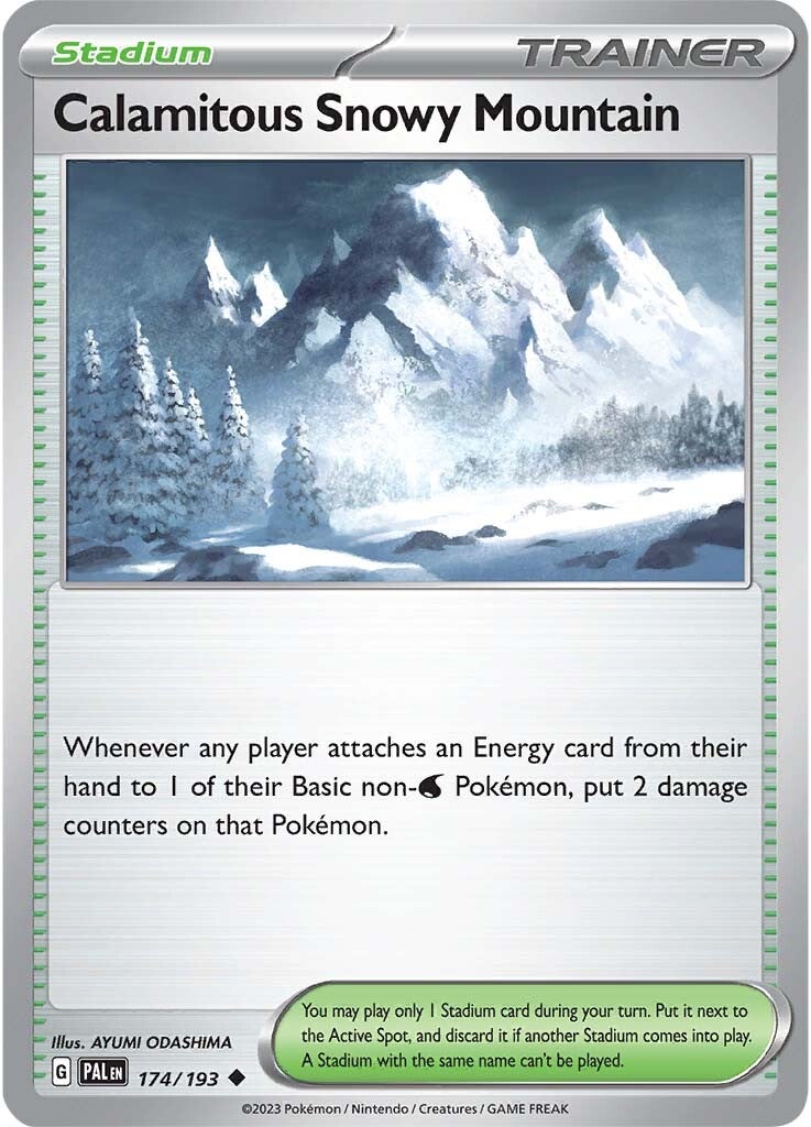 Calamitous Snowy Mountain (174/193) [Scarlet & Violet: Paldea Evolved] | Fandemonia Ltd