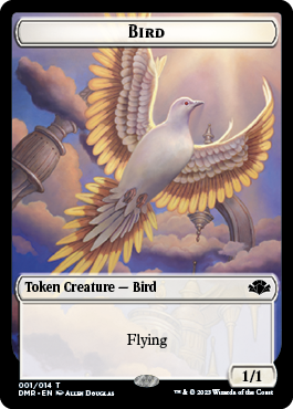 Bird Token [Dominaria Remastered Tokens] | Fandemonia Ltd