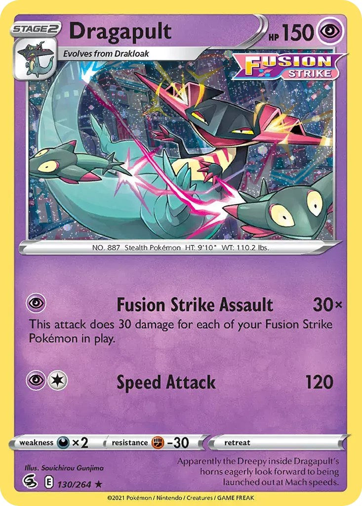 Dragapult (130/264) (Cosmos Holo) [Sword & Shield: Fusion Strike] | Fandemonia Ltd