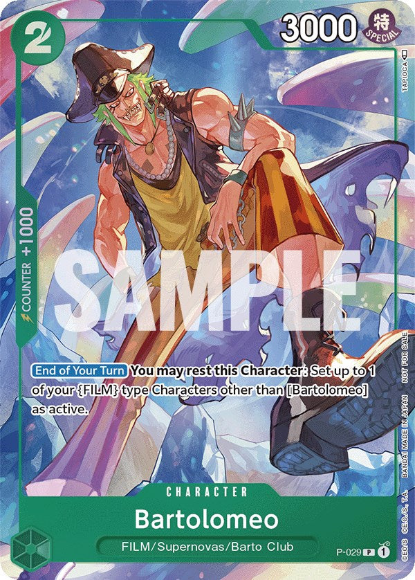 Bartolomeo (Event Pack Vol. 1) [One Piece Promotion Cards] | Fandemonia Ltd