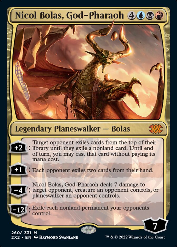 Nicol Bolas, God-Pharaoh [Double Masters 2022] | Fandemonia Ltd