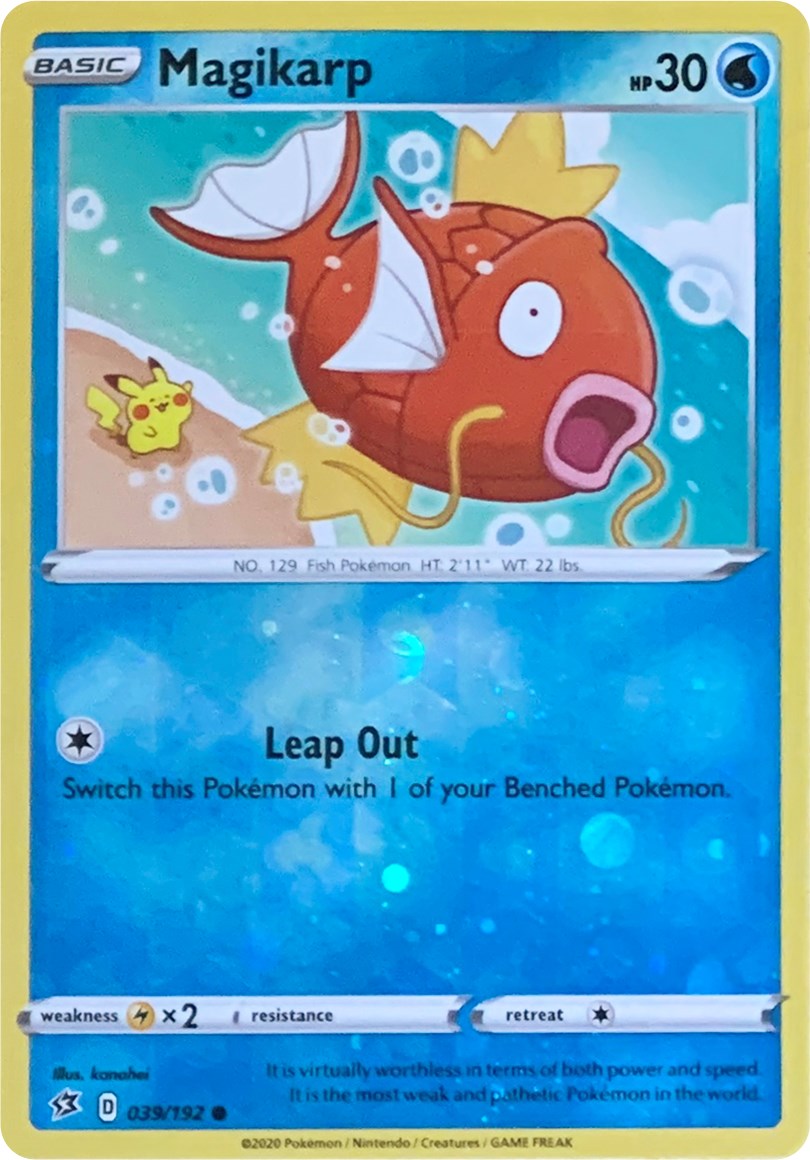 Magikarp (039/192) (Reverse Cosmos Holo) [Sword & Shield: Rebel Clash] | Fandemonia Ltd