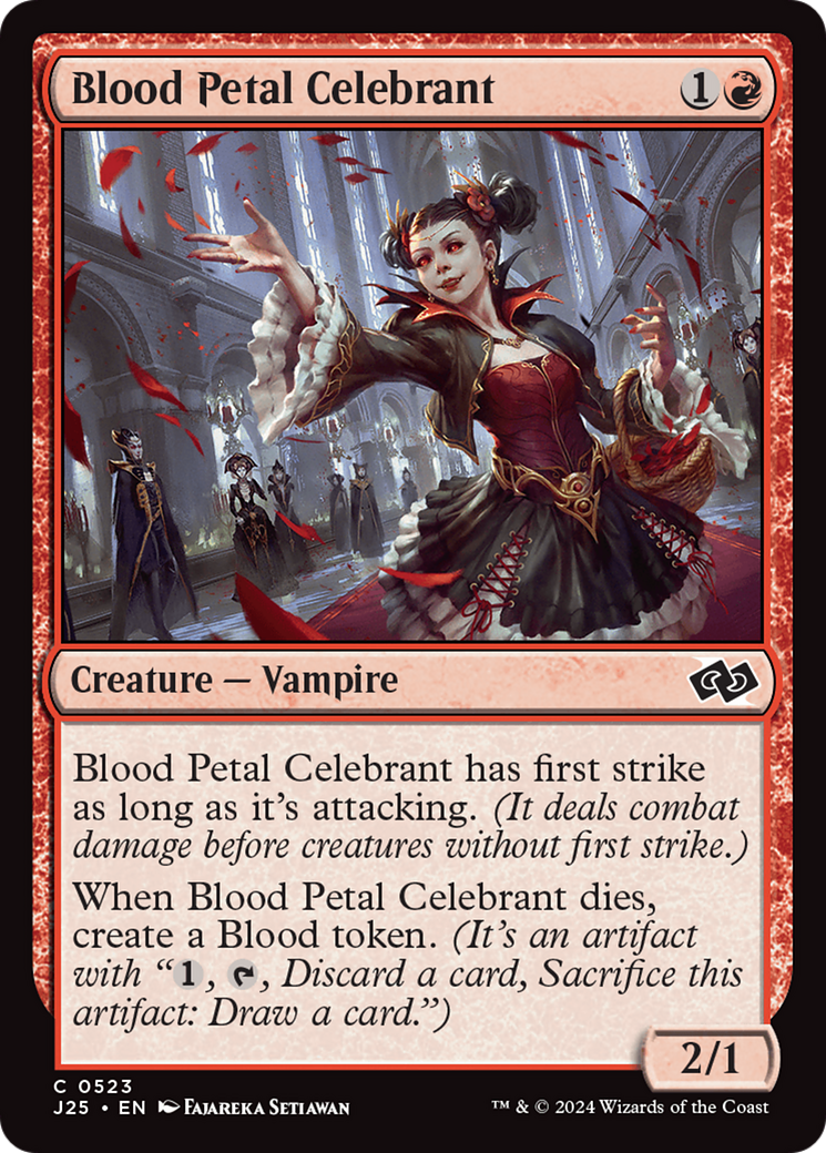 Blood Petal Celebrant [Foundations Jumpstart] | Fandemonia Ltd