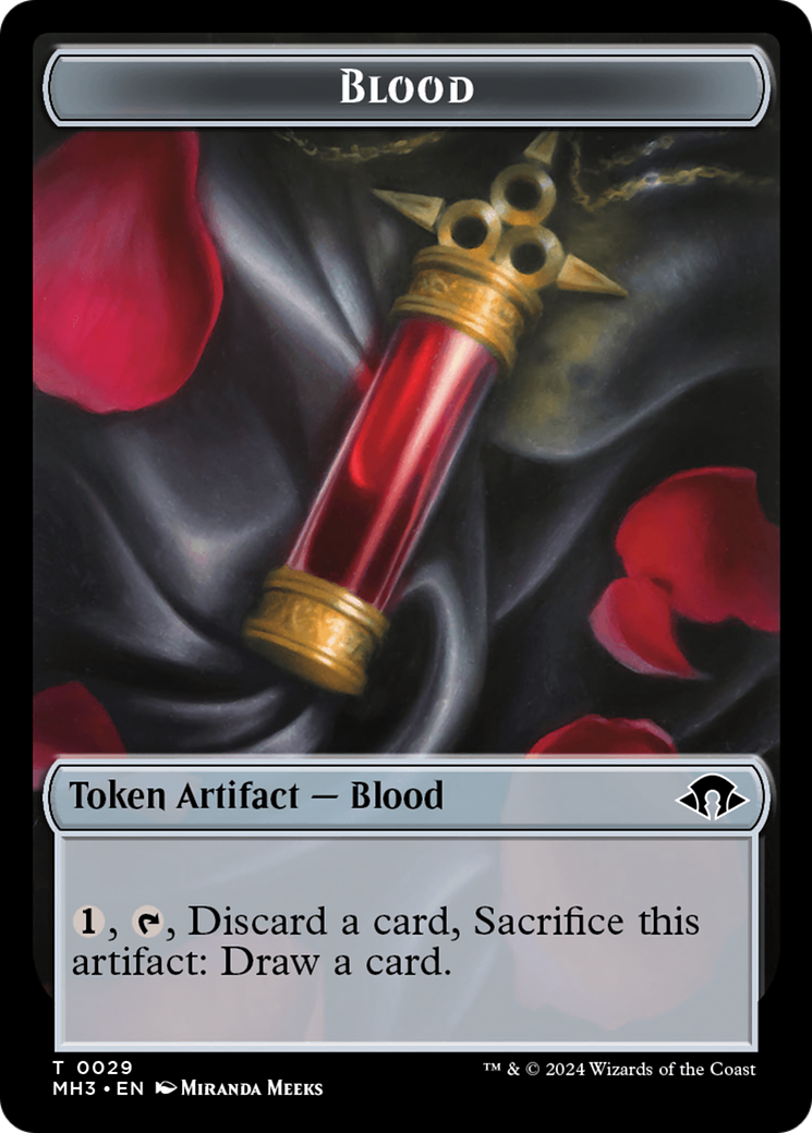 Blood Token [Modern Horizons 3 Tokens] | Fandemonia Ltd