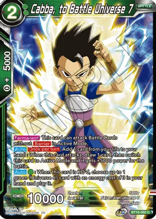 Cabba, to Battle Universe 7 (BT16-060) [Realm of the Gods] | Fandemonia Ltd