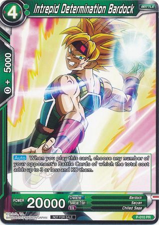 Intrepid Determination Bardock (P-010) [Promotion Cards] | Fandemonia Ltd