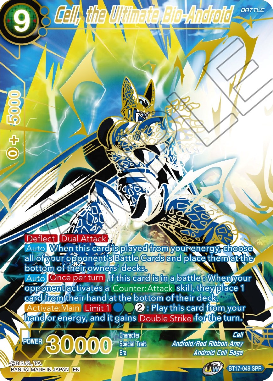 Cell, the Ultimate Bio-Android (SPR) (BT17-049) [Ultimate Squad] | Fandemonia Ltd