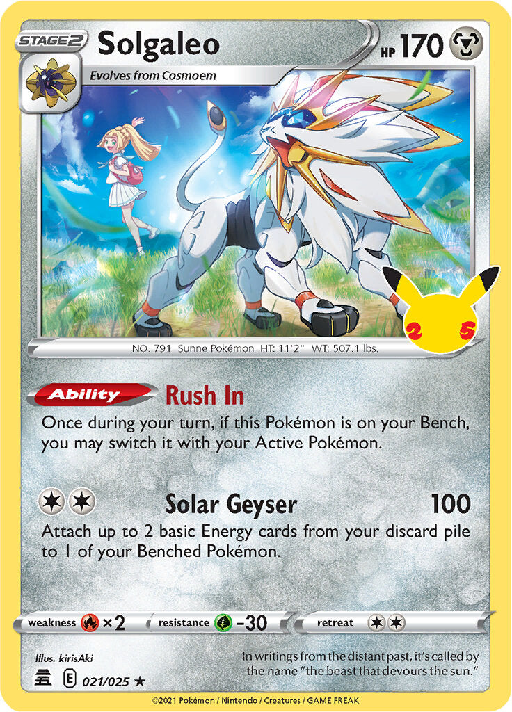 Solgaleo (021/025) [Celebrations: 25th Anniversary] | Fandemonia Ltd