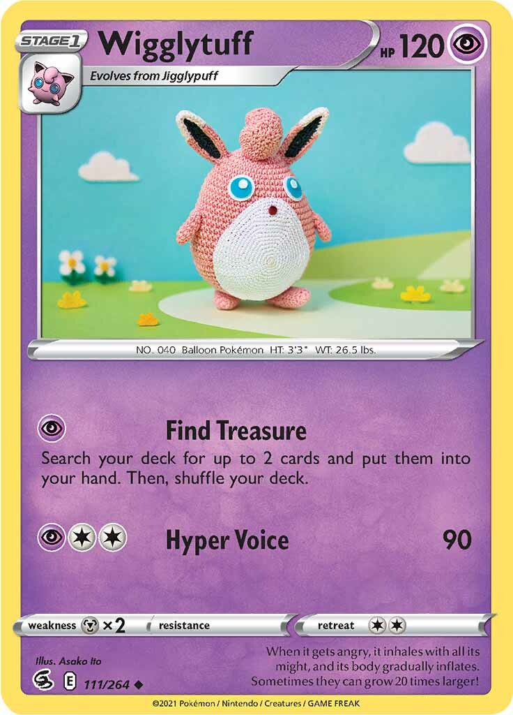 Wigglytuff (111/264) [Sword & Shield: Fusion Strike] | Fandemonia Ltd