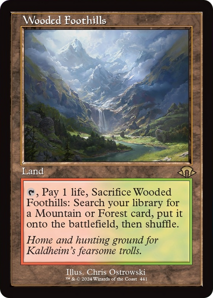 Wooded Foothills (Retro) [Modern Horizons 3] | Fandemonia Ltd