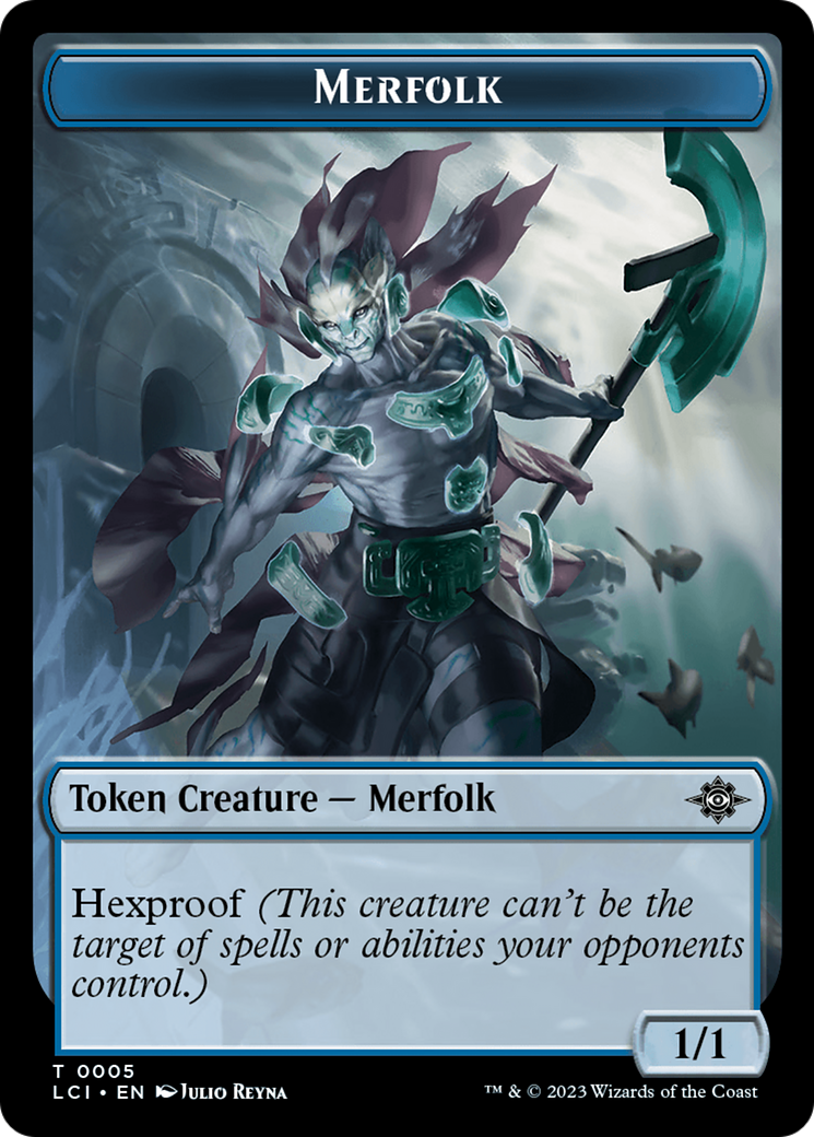 Merfolk Token [The Lost Caverns of Ixalan Tokens] | Fandemonia Ltd