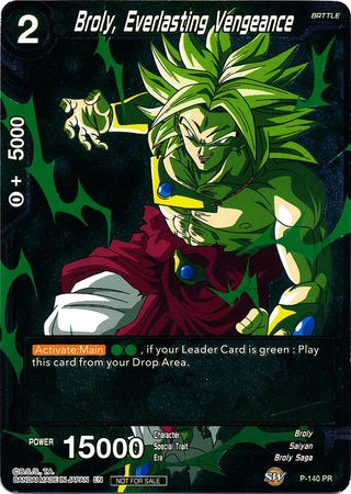 Broly, Everlasting Vengeance (P-140) [Promotion Cards] | Fandemonia Ltd