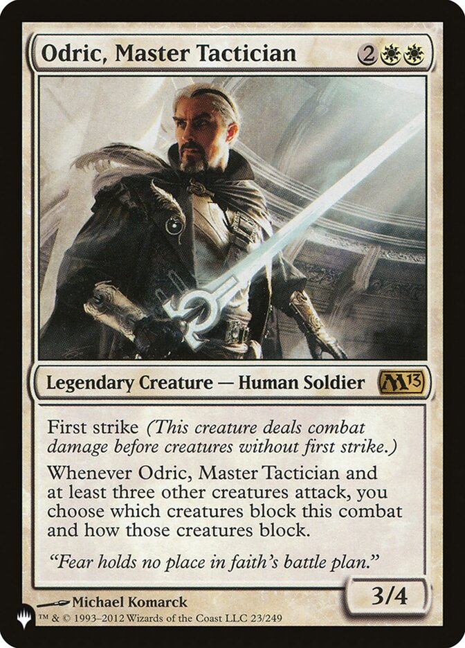 Odric, Master Tactician [The List] | Fandemonia Ltd