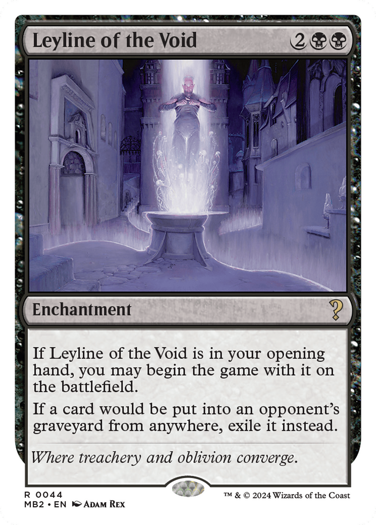 Leyline of the Void (White Border) [Mystery Booster 2] | Fandemonia Ltd