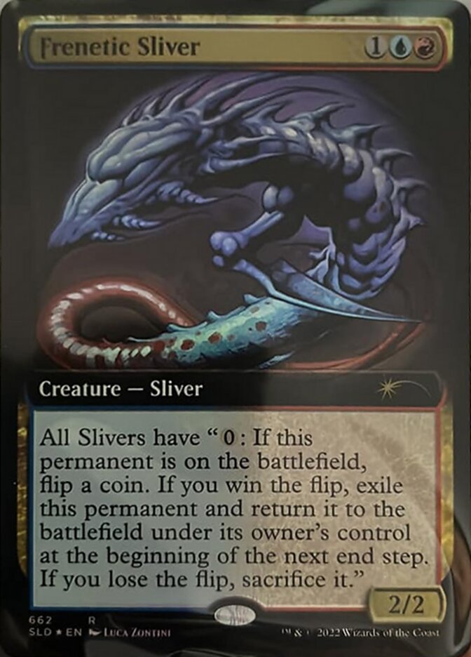 Frenetic Sliver (Extended Art) [Secret Lair Drop Promos] | Fandemonia Ltd