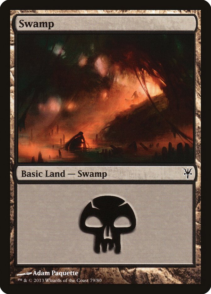 Swamp (79) [Duel Decks: Sorin vs. Tibalt] | Fandemonia Ltd