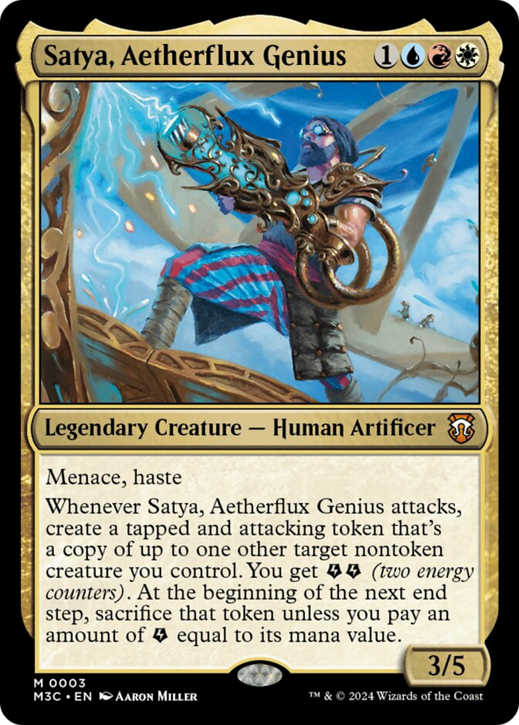 Satya, Aetherflux Genius [Modern Horizons 3 Commander] | Fandemonia Ltd