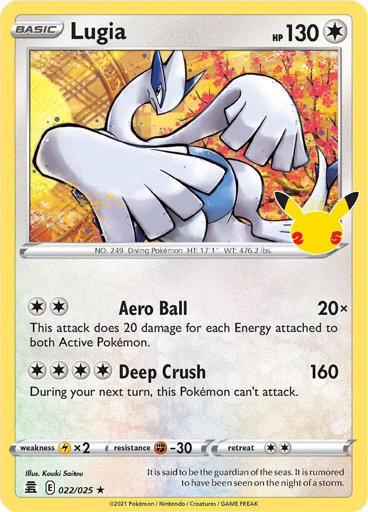 Lugia (022/025) [Celebrations: 25th Anniversary] | Fandemonia Ltd