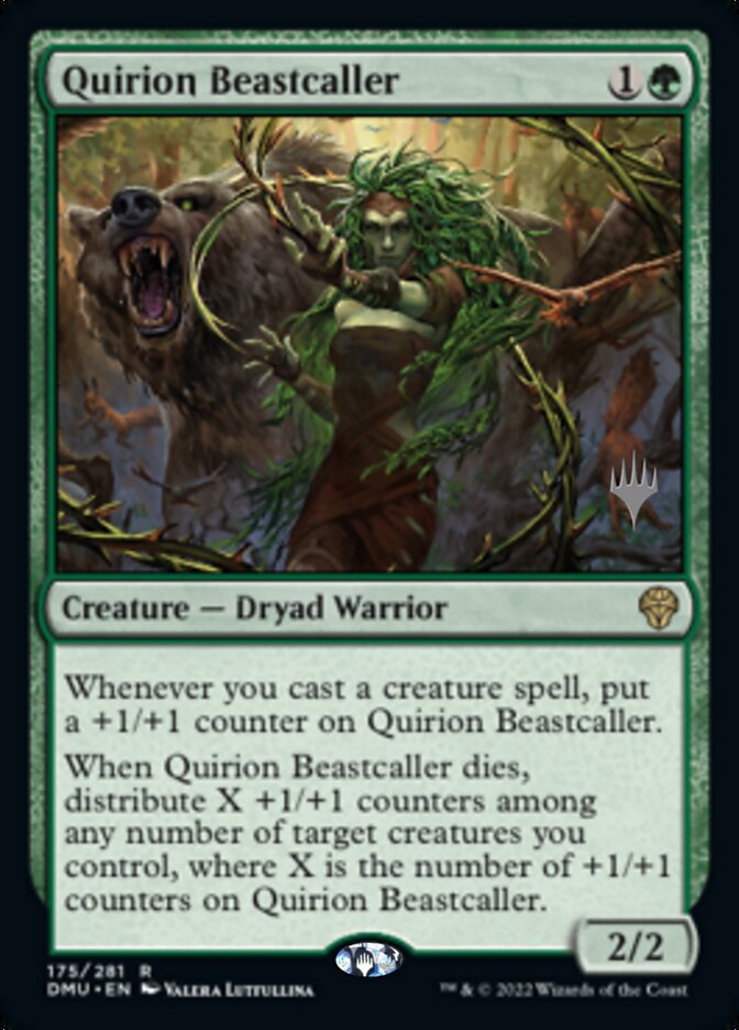 Quirion Beastcaller (Promo Pack) [Dominaria United Promos] | Fandemonia Ltd