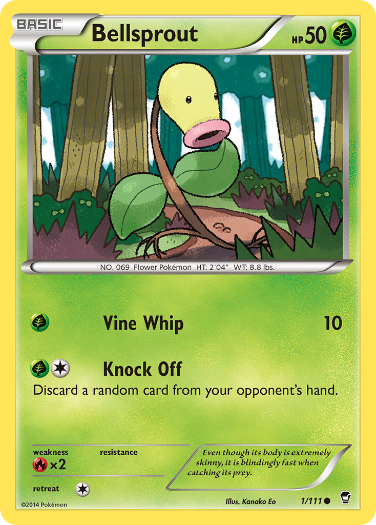 Bellsprout (1/111) [XY: Furious Fists] | Fandemonia Ltd