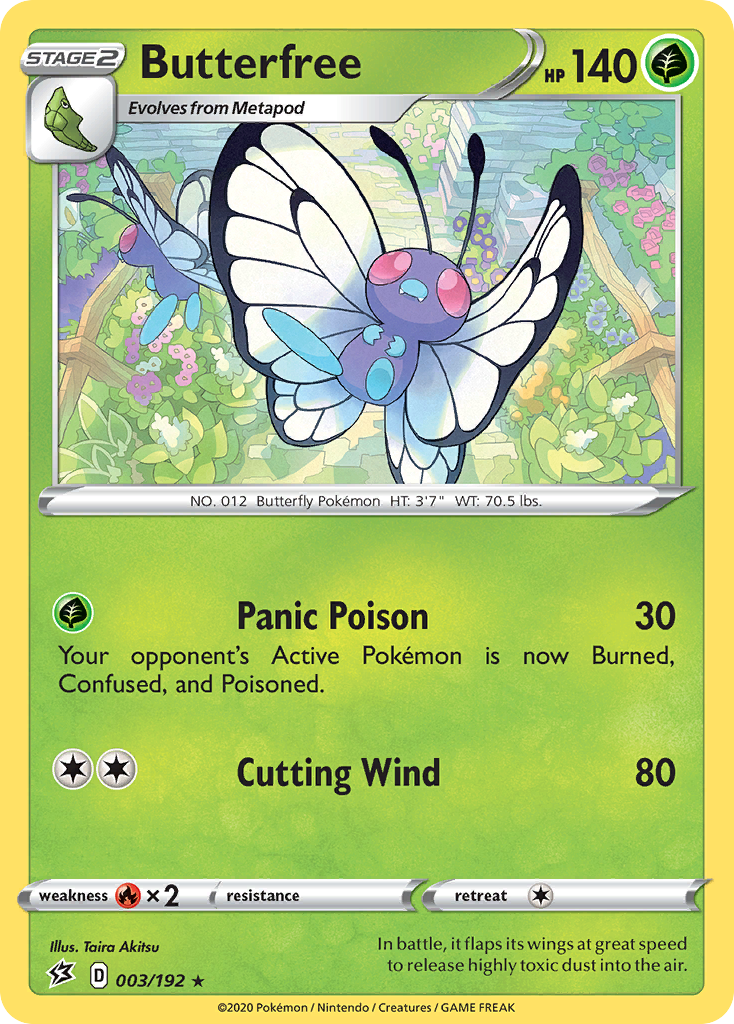 Butterfree (003/192) [Sword & Shield: Rebel Clash] | Fandemonia Ltd