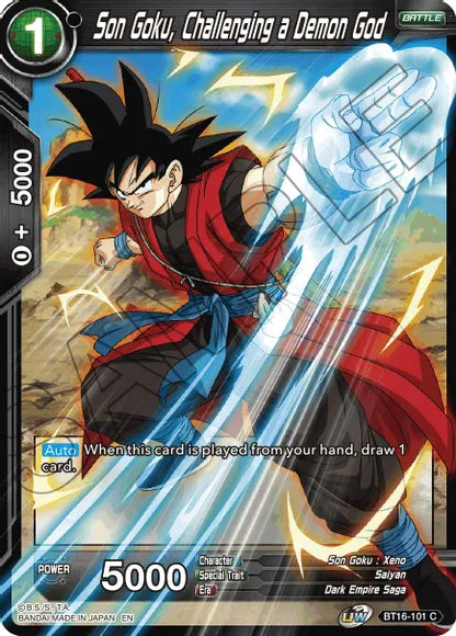 Son Goku, Challenging a Demon God (BT16-101) [Realm of the Gods] | Fandemonia Ltd